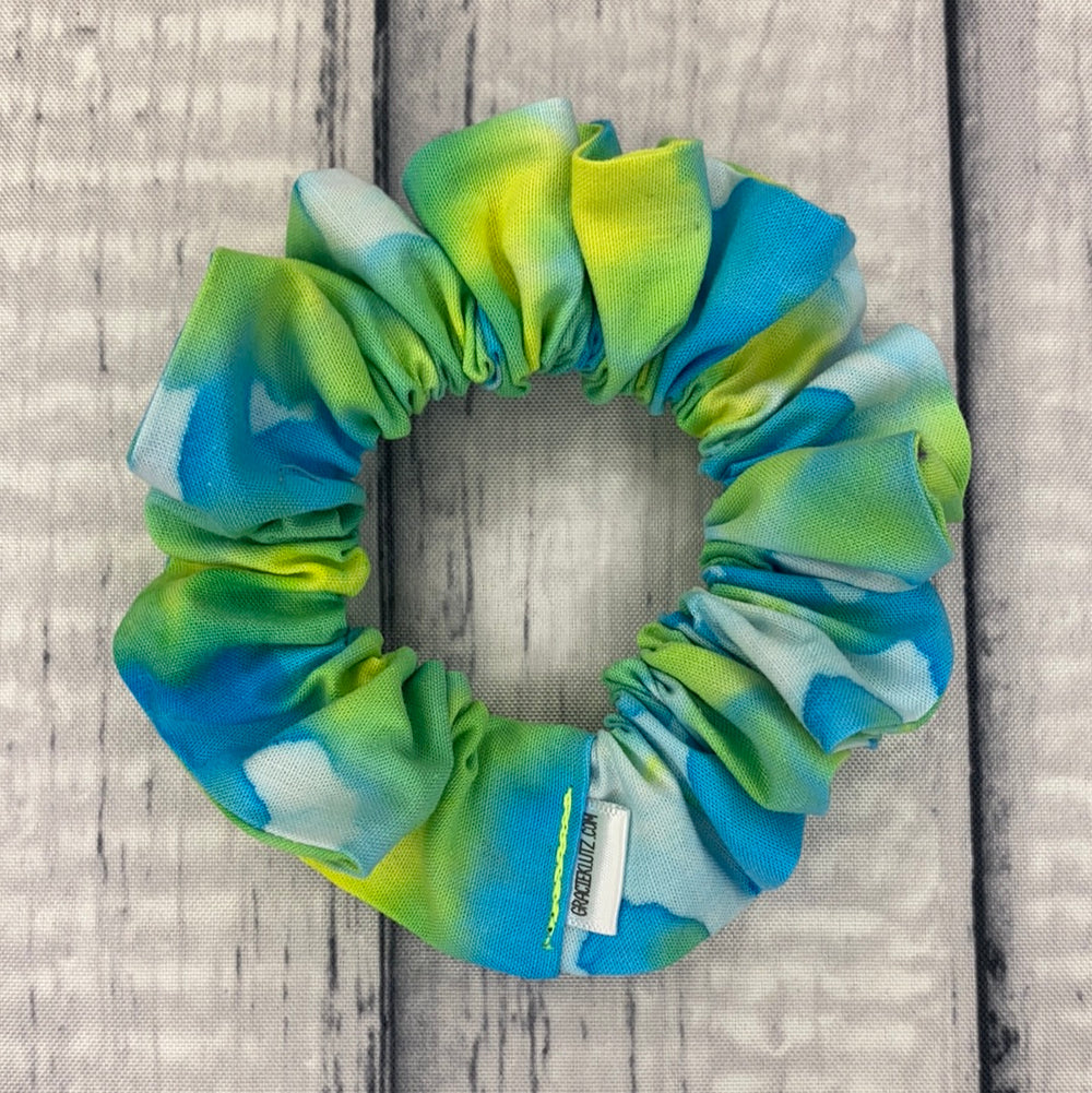 Greeny Dream Tie Dye - Full Size Scrunchie