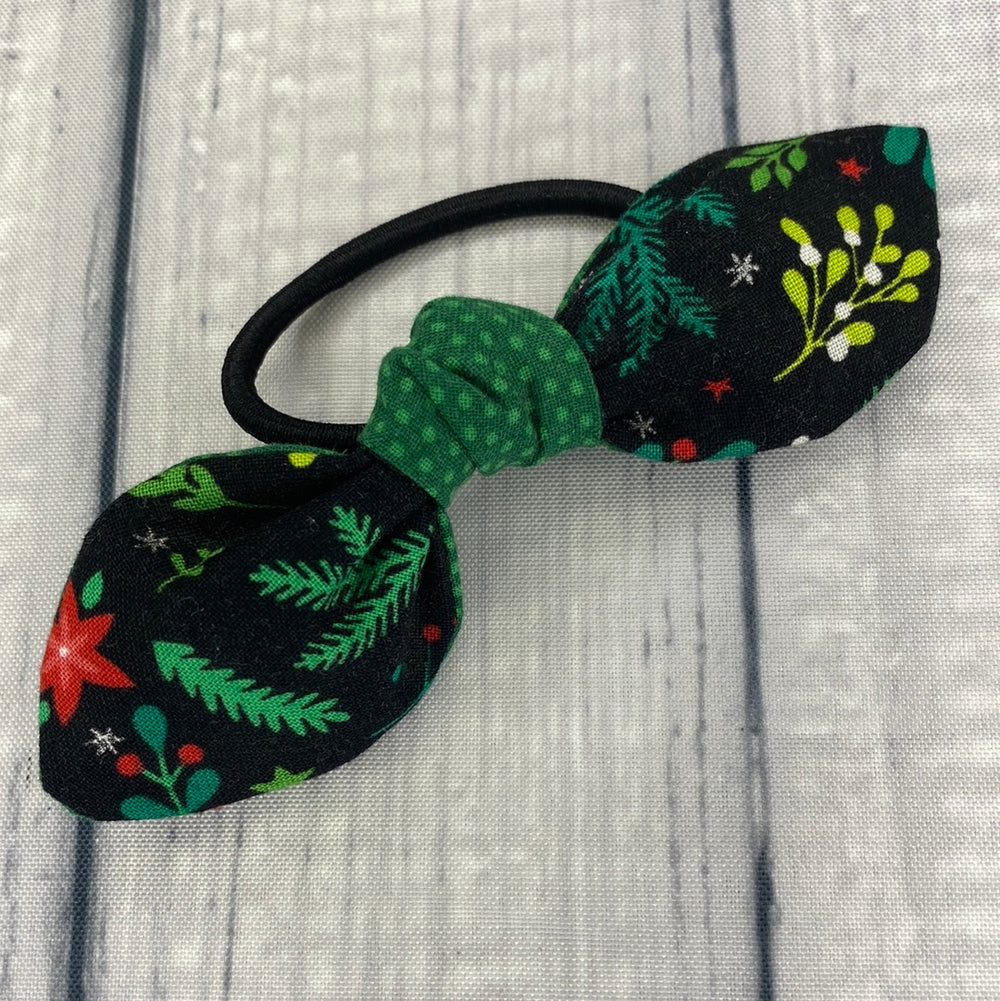 Mistletoe and Holly ltty Bitty Single Bow