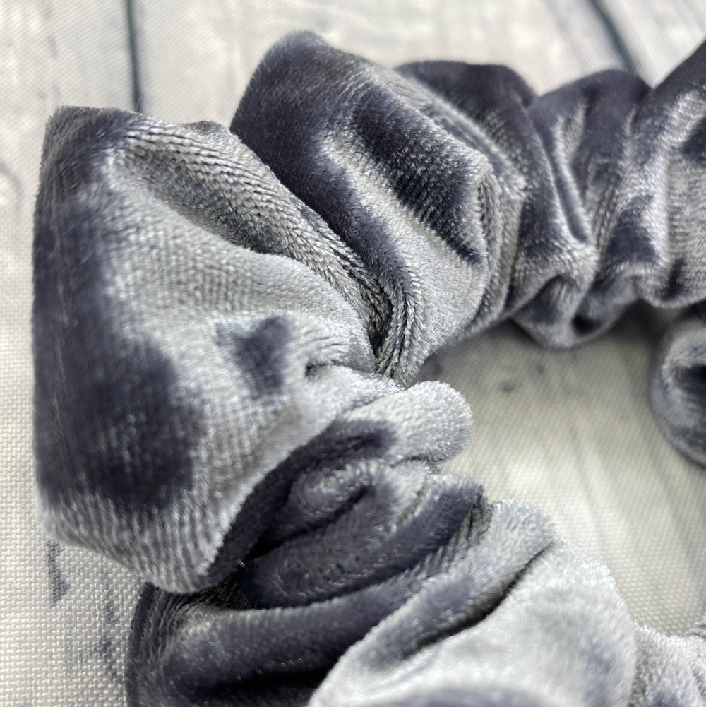 Silver Grey Velvet Fun-chies by Gracie