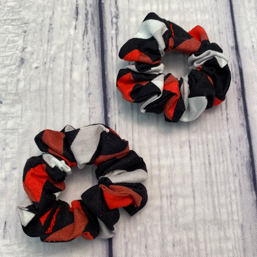 Black, Red & Grey Geometric Mini-Twin Set