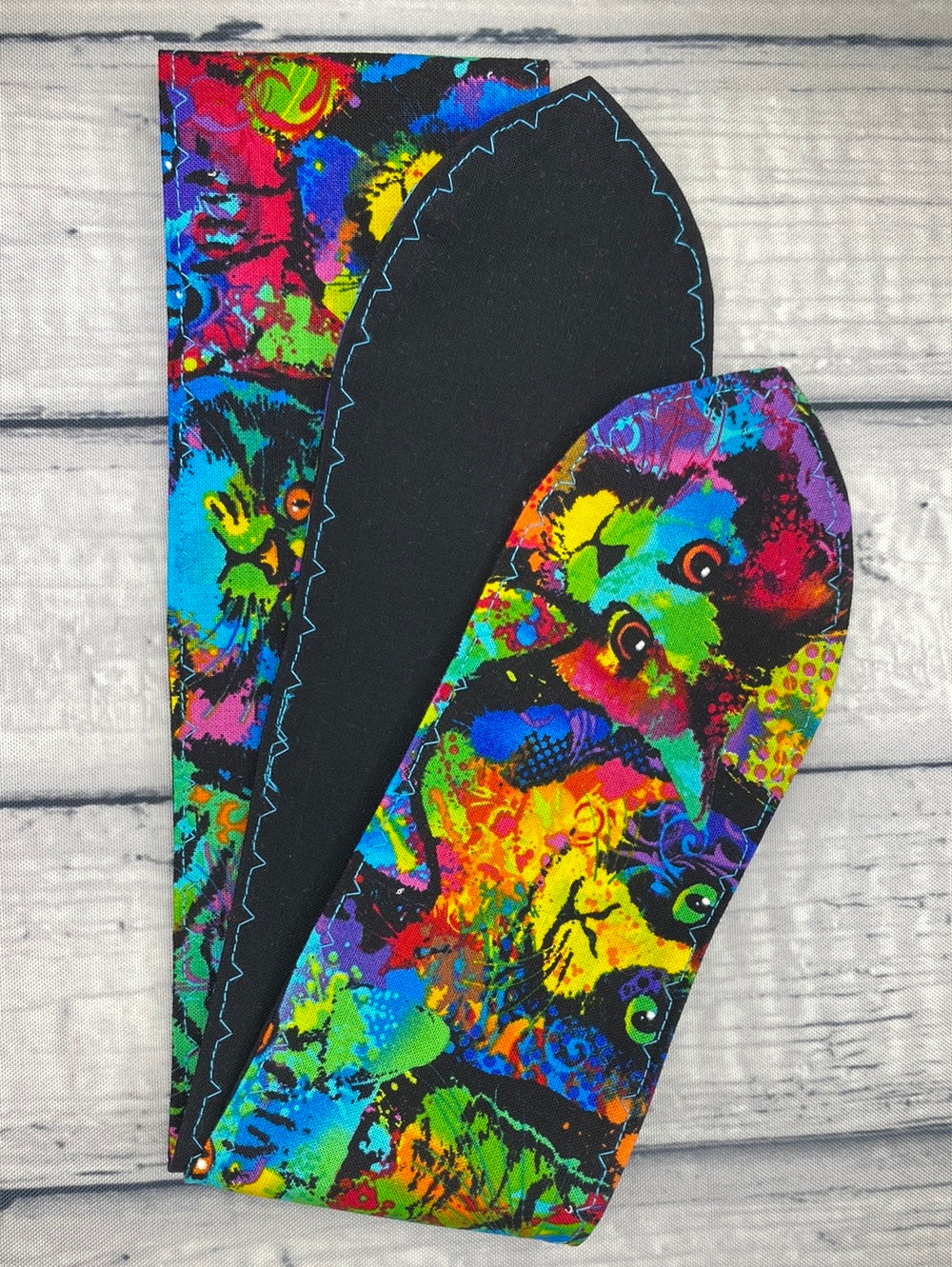 Rainbow Splatter Kitty Cats